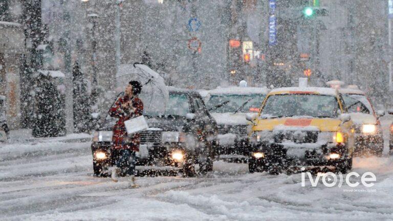 Японы баруун хэсэгт их хэмжээний цас оржээ