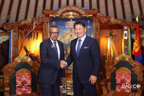 Монгол Улсын Ерөнхийлөгч У.Хүрэлсүх ДЭМБ-ын Ерөнхий захирлыг хүлээн авч уулзлаа