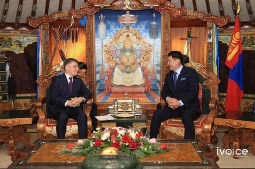 Монгол Улсын Ерөнхийлөгч У.Хүрэлсүхэд ОХУ-ын Элчин сайд бараалхлаа