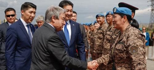 А.Гутерреш: Цөмийн зэвсэггүй Монгол Улс дэлхийн энх тайвны бэлгэ тэмдэг болж байна