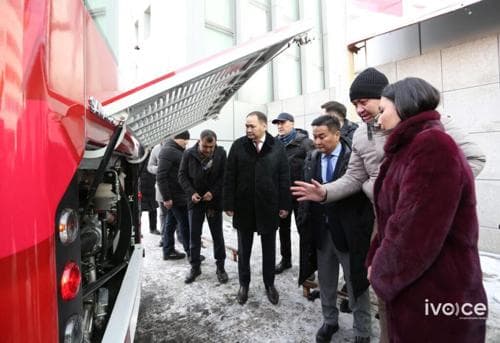Узбекистаны үйлдвэрийн автобус Улаанбаатар хотод туршилтаар явна