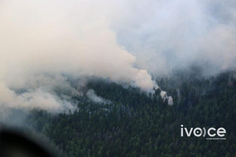 Завхан аймагт дэгдсэн ой хээрийн түймэр ОХУ-ын Тува улсын хилийг давжээ