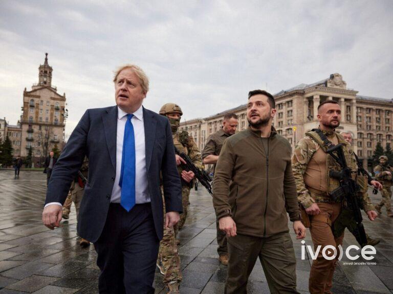 Их Британийн ерөнхий сайд Борис Жонсон Киев хотод гэнэтийн айлчлал хийлээ