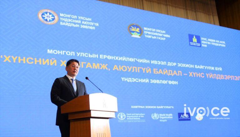 У.Хүрэлсүх: Хүнс эрүүл байвал хүн эрүүл, Монгол хүн эрүүл байвал монгол үндэстэн хүчирхэг байна