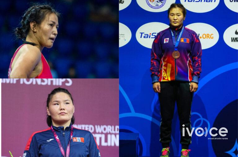 Чөлөөт бөхийн гурван эмэгтэй дэлхийн чансаа олгох тэмцээнээс медаль хүртлээ