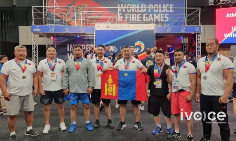 Монголын цагдаа нар олон улсын тэмцээнээс 5 алт, 3 мөнгө, 2 хүрэл медаль хүртэв