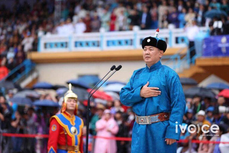 Монгол Улсын Ерөнхийлөгч Ухнаагийн Хүрэлсүхийн Үндэсний их баяр наадамд хэлсэн үг