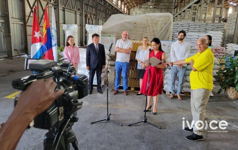 Монгол Улсын Засгийн газраас Кубын ард түмэнд хүмүүнлэгийн тусламж үзүүлэв